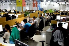 タン・トゥアン輸出加工区に拠点を置くIT企業（写真：クイ・ヒエン）