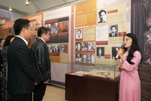 展示会の来場者