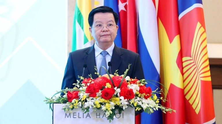 会議で発言するベトナムのマイ・ヴァン・チン副首相（写真：NDO）