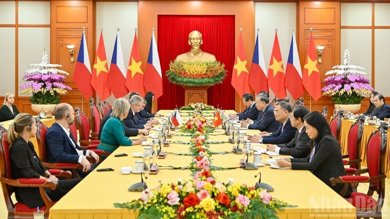 会談の様子（写真：NDO）