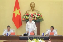 会議で発言するチャン・タイン・マン国会議長（写真：daibieunhandan.vn）