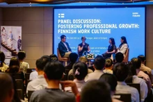 ベトナムの若者に向けたフィンランドでの就職機会を紹介するイベント（写真：ベトナム駐在フィンランド大使館）