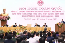 少数民族地域における社会経済発展のための国家目標プログラムを総括する全国会議（写真：チャン・ハイ）