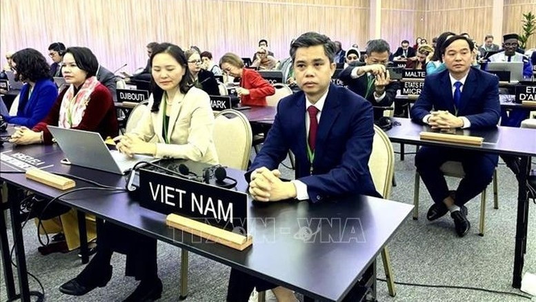 第43回ユネスコ総会に出席したベトナム代表団（写真：VNA）