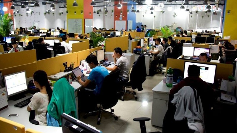 タン・トゥアン輸出加工区に拠点を置くIT企業（写真：クイ・ヒエン）