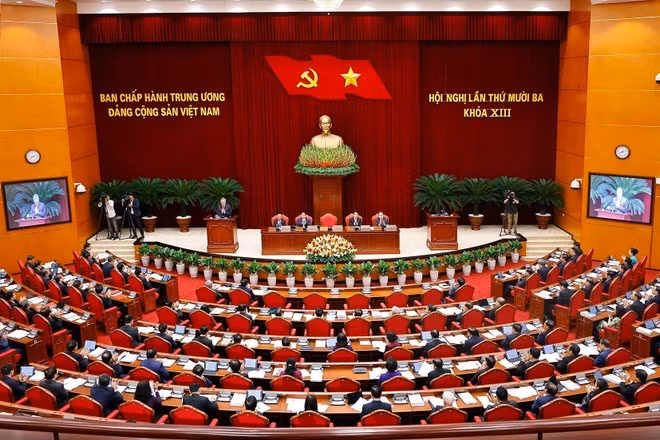 第13期党中央委員会第13回総会の開幕の様子（写真：VNA）