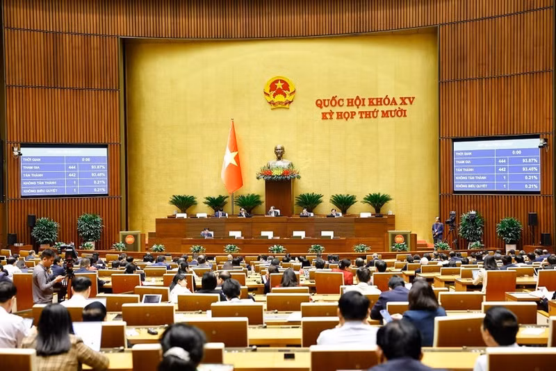 国会は、汚職防止法の一部条項改正・補足法案の採決を行った。（写真：VNA）