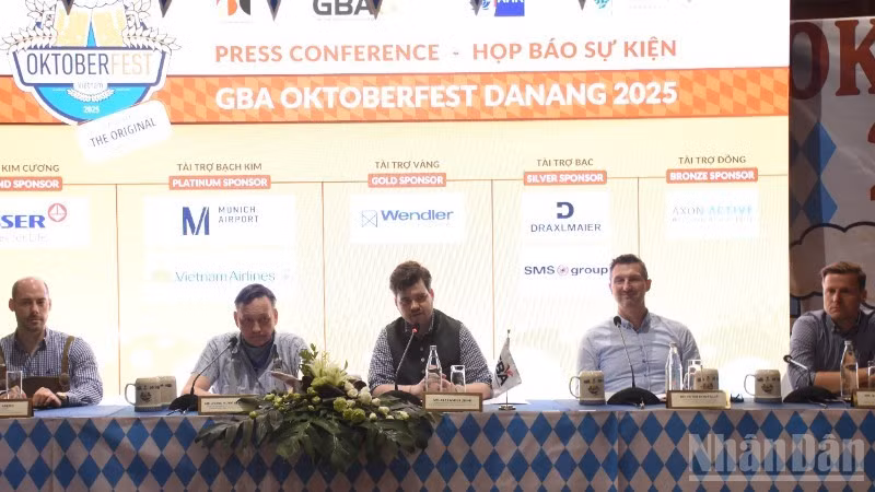 ベトナム・ドイツ商工会議所（GBA）は、GBAオクトーバーフェスト・ダナン2025の開催を発表しました。（写真：ANH DAO）