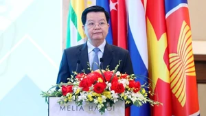 会議で発言するベトナムのマイ・ヴァン・チン副首相（写真：NDO）