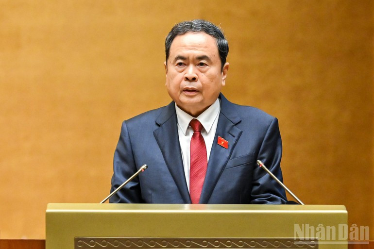 国会議長のチャン・タイン・マン氏（写真：ズイ・リン）