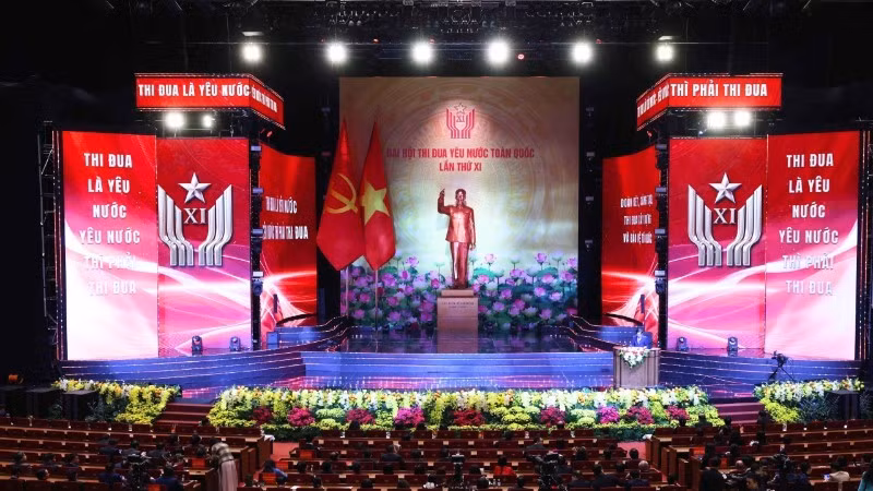 第11回全国愛国競争大会の準備会合の様子（写真：ファム・キエン／VNA）