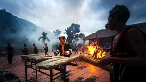 カインソンの石琴（写真：ニューアン・ヴィ）