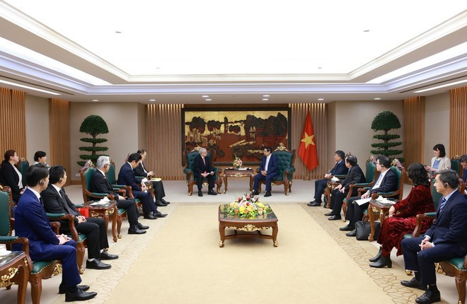 歓迎会の様子（写真：VNA）