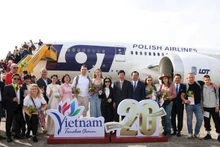 2025年、ベトナムが2,000万人目の外国人観光客を迎えた際の式典（写真：文化・スポーツ・観光省）