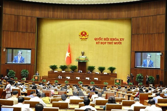 第15期国会第10回会期の様子（写真：VNA）