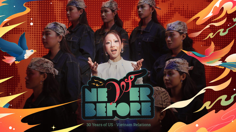 「Never Before」は、米越関係における重要な節目を振り返るとともに、次世代が今日のパートナーシップを最も鮮やかに体現している存在であることを強調している。（写真：米国大使館ハノイ）