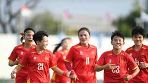 ベトナム女子サッカー代表は準決勝でインドネシアに5-0で快勝した。（写真：VNA）