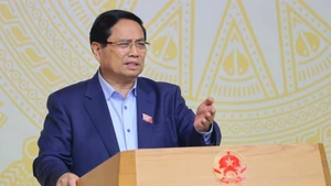 ファム・ミン・チン首相は11月4日、ハノイで第20回IUU漁業対策国家指導委員会の会議を主宰した。（写真：VNA）