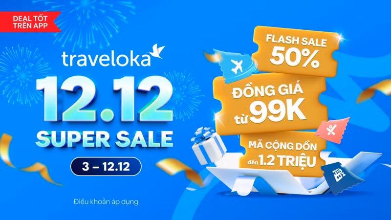 Travelokaが2025年12月3日から12月12日まで年間最大規模のプロモーションを実施