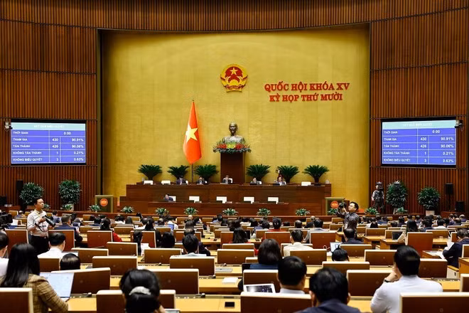 国会は拘留・一時拘禁および移動制限執行法を可決した。（写真：VNA）